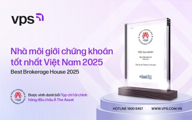 Chứng khoán VPS tiếp tục được vinh danh “Nhà môi giới chứng khoán tốt nhất Việt Nam”