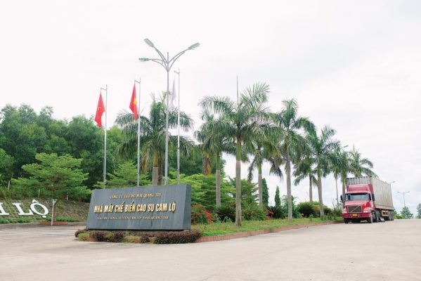 Nhà máy chế biến mủ cao su Cam Lộ, một trong những dự án đầu tư lớn của Công ty Sepon Quảng Trị