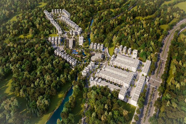 Phối cảnh dự án Búng Gội (tên thương mại là Sona Valley).