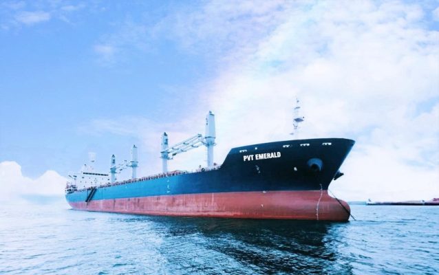 PDV vừa đón nhận tàu hàng rời PVT EMERALD có trọng tải 33.802 DWT.