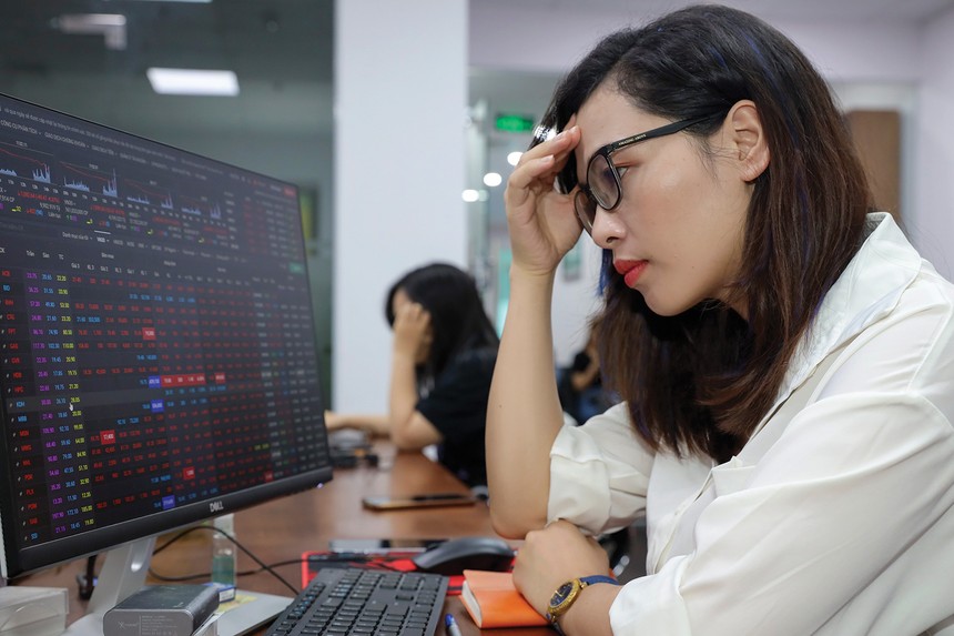 Thị trường chứng khoán đang trong nhịp chỉnh sau giai đoạn tăng mạnh nhờ sóng kết quả kinh doanh quý II