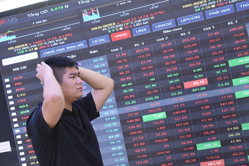 Giao dịch chứng khoán sáng 22/9: Sắc đỏ tràn ngập, chỉ số VN-Index thử thách mốc 1.640 điểm