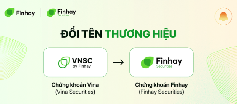 Công ty Chứng khoán Vina chính thức đổi tên thành Công ty Chứng khoán Finhay