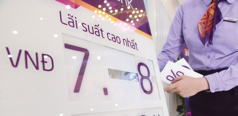 Mặt bằng lãi suất huy động kỳ hạn 1 năm của các ngân hàng thương mại cổ phần phổ biến từ 7 - 8%/năm