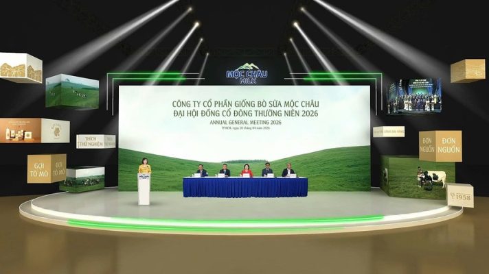 ĐHĐCĐ thường niên năm 2026 của Mộc Châu Milk đã diễn ra thành công theo hình thức trực tuyến.